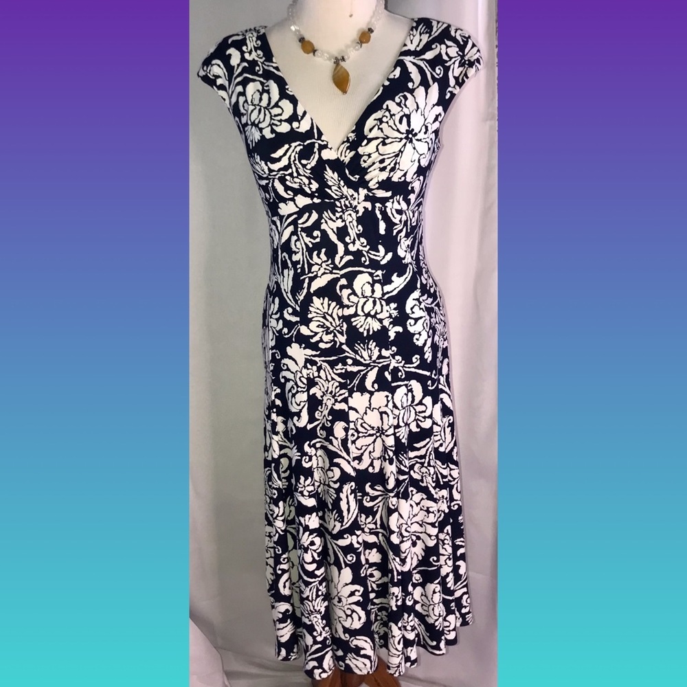Ralph Lauren floral midi dress size 4
